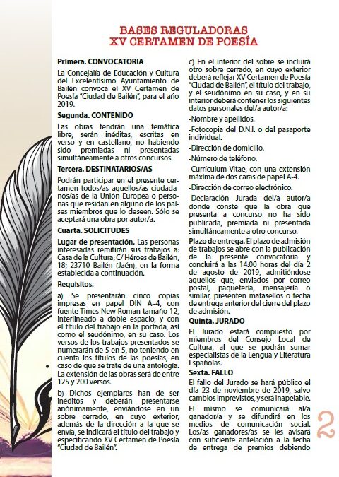 JORNADAS TALLER OCUPACIONAL Y CASA DE OFICIOS BAILEN IV