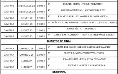 Liga Local de fútbol 7 Semifinales