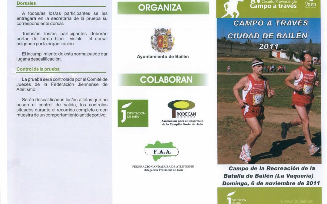 Campo a través  «CIUDAD DE BAILÉN» 2011