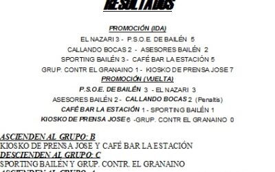 Liga Local de Fútbol Sala Temporada 2011/12 Fase de Ascenso y Descenso