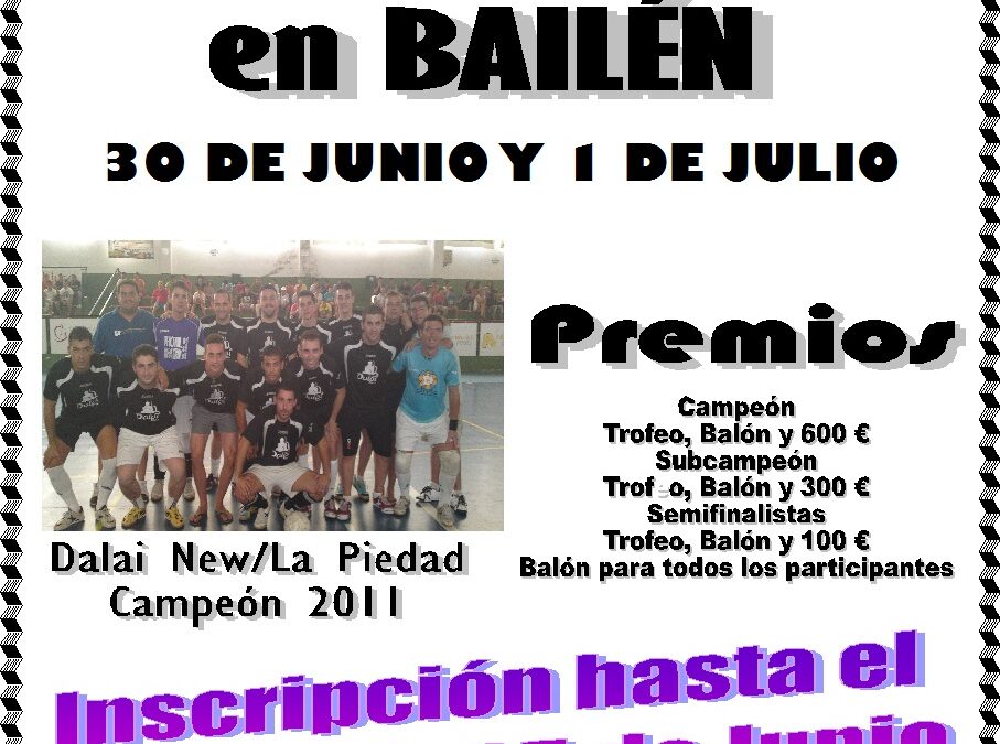 28 horas Provinciales de Fútbol Sala 2012.