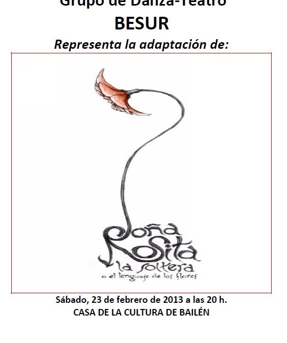 FUNCIÓN BENÉFICA DE BESUR EL SÁBADO  EN LA CASA DE LA CULTURA DE BAILÉN