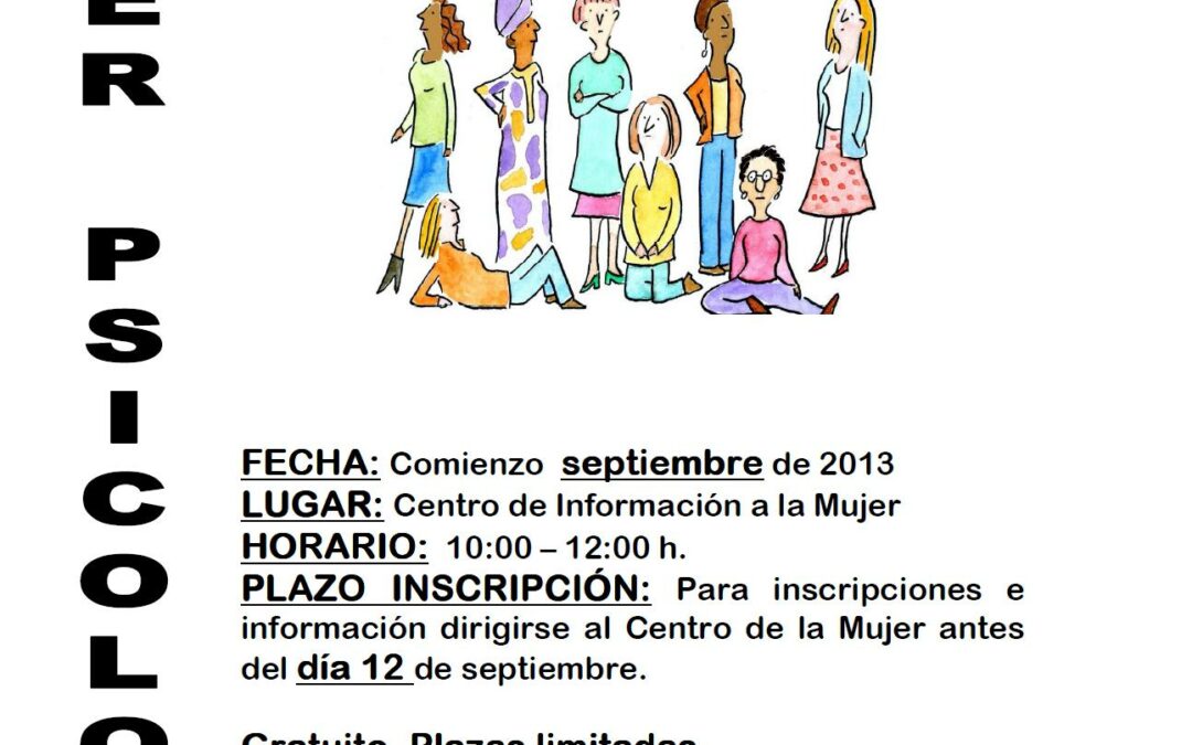 GRUPOS DE PSICOLOGÍA PARA MUJERES