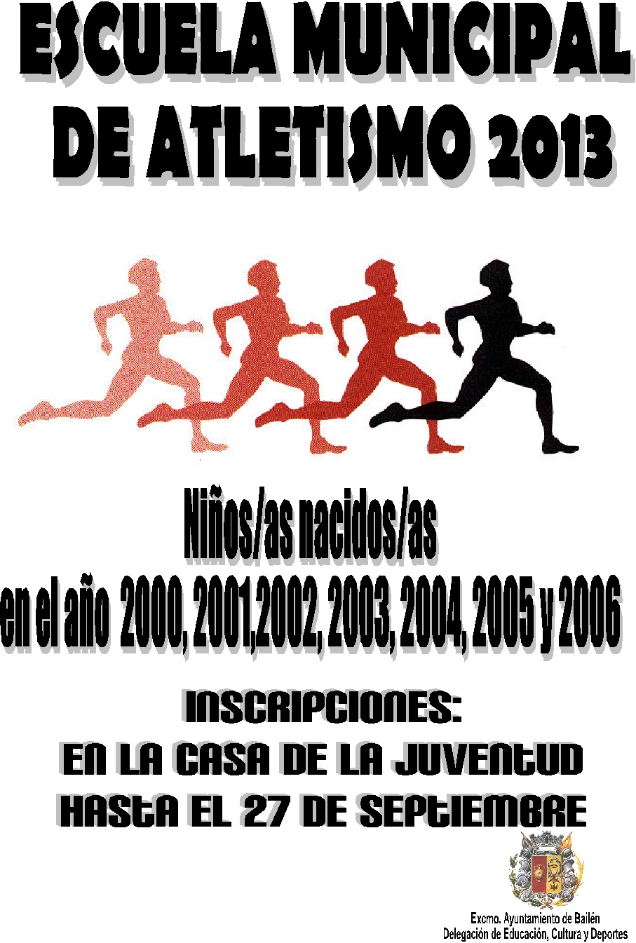 ESCUELA MUNICIPAL DE ATLETISMO 2013
