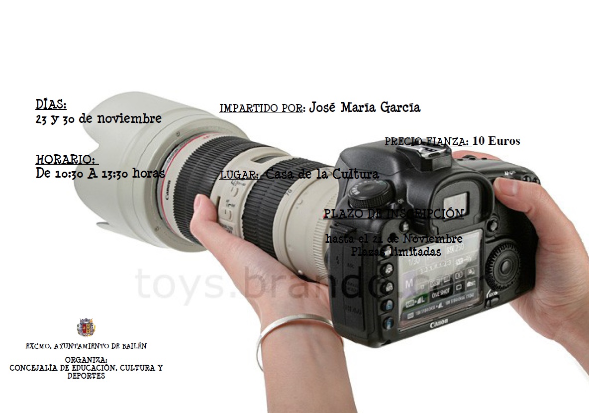 Cartel curso fotografía