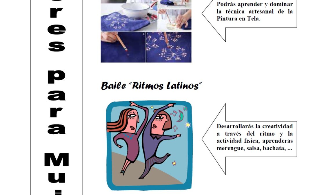 NUEVOS TALLERES DEL CENTRO MUNICIPAL DE INFORMACIÓN A LA MUJER