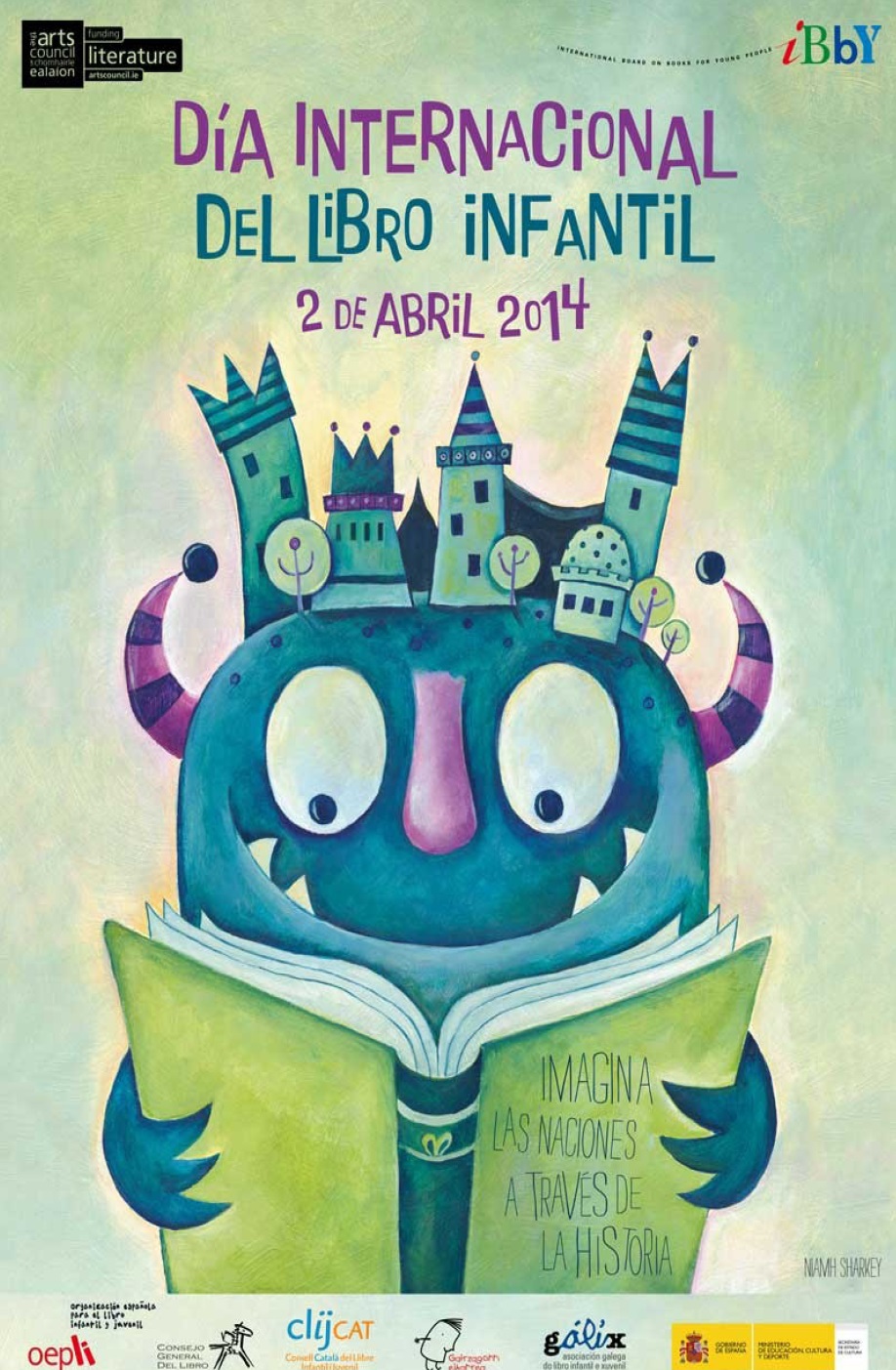 Cartel Día Internacional del Libro 2014