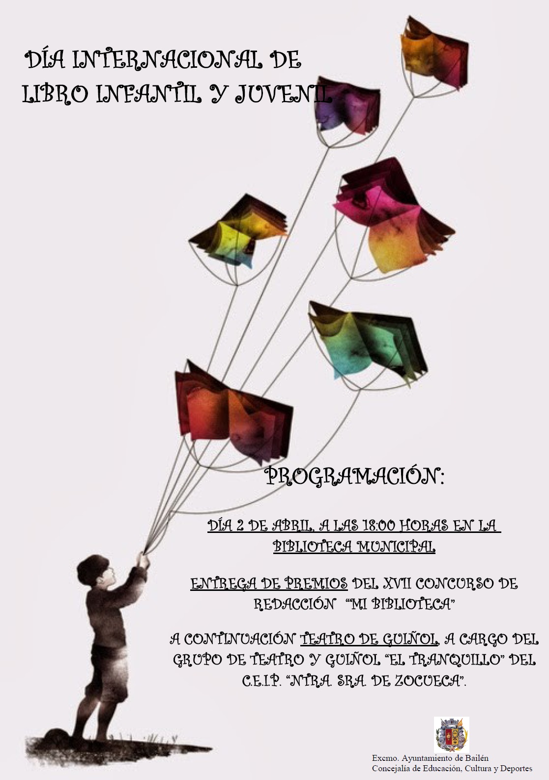 Cartel Día del libro infantil jpeg