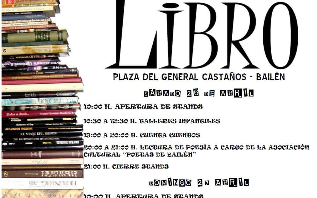 ESTE FIN DE SEMANA SE CELEBRA LA FERIA DEL LIBRO
