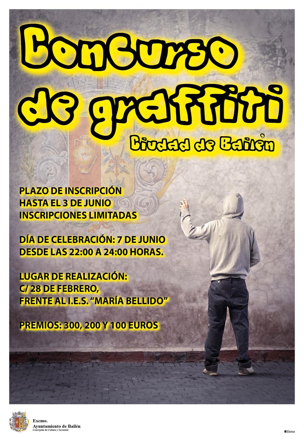 Cartel I concurso de grafitti