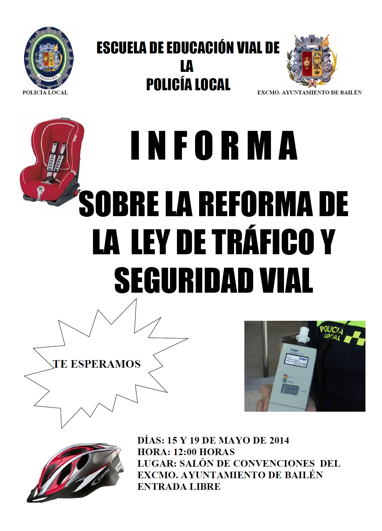Cartel reforma Ley Tráfico