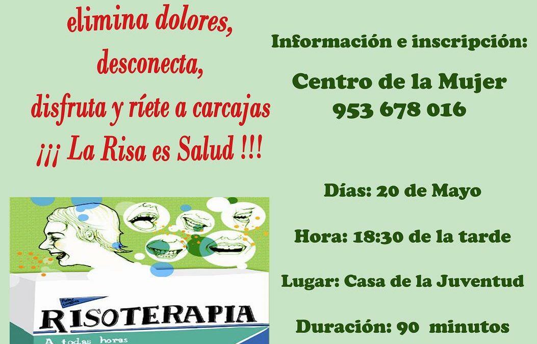 ABIERTO EL PLAZO DE INSCRIPCIÓN PARA PARTICIPAR EN UN TALLER DE RISOTERAPIA