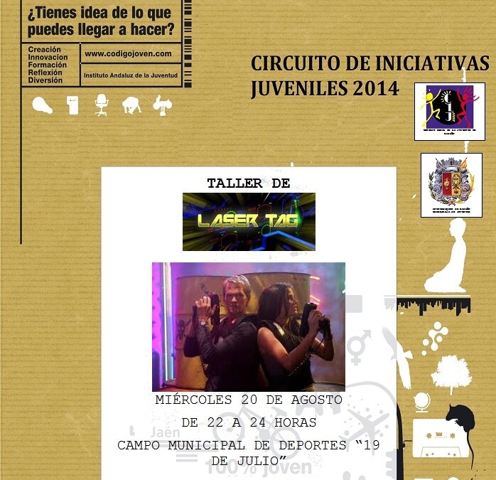 SE CONVOCA EL TALLER DE LASER TAG, UN JUEGO DEPORTIVO Y DE ESTRATEGIA PARA FOMENTAR EL TRABAJO EN EQUIPO Y EL COMPAÑERISMO ENTRE JÓVENES