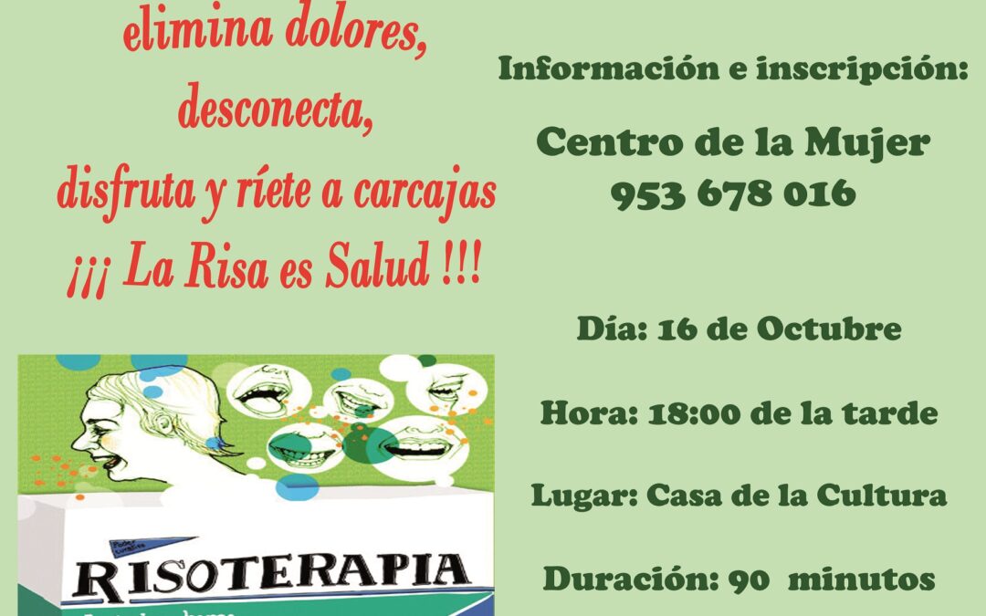 ABIERTO EL PLAZO DE INSCRIPCIÓN PARA PARTICIPAR EN UNA II EDICIÓN DEL TALLER DE RISOTERAPIA