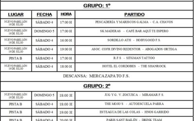 LIGA LOCAL DE FÚTBOL SALA JORNADA: 1ª