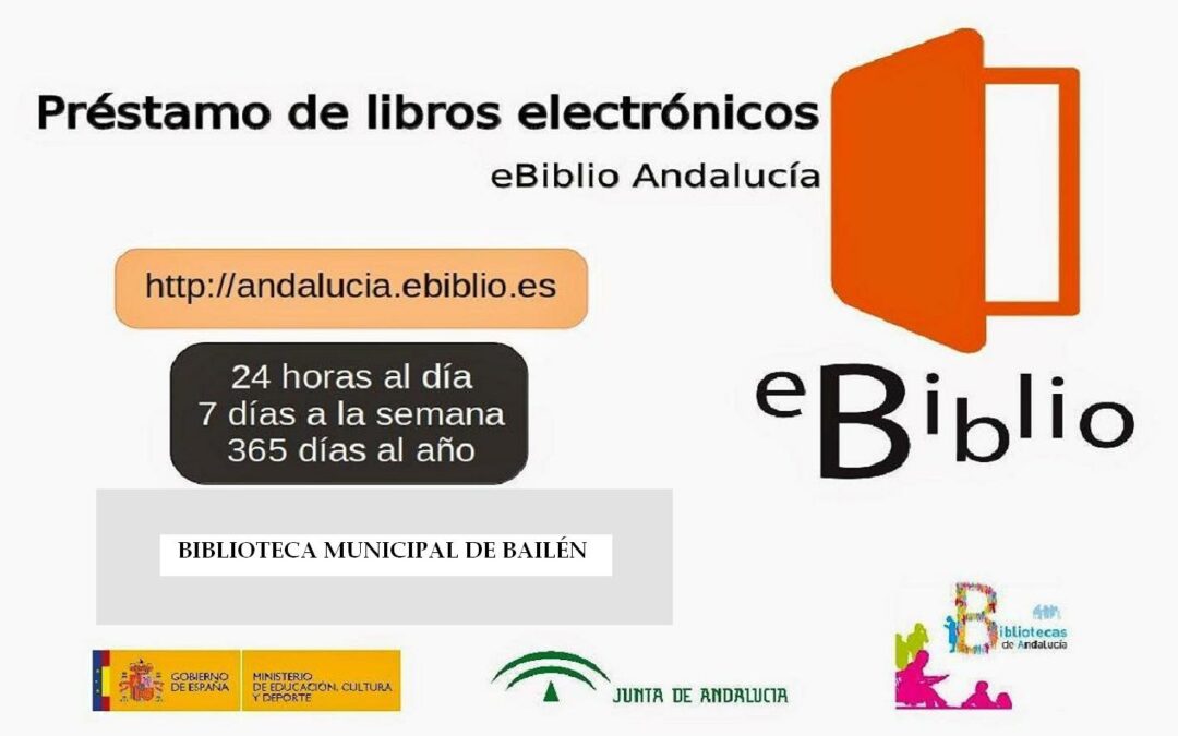 ENTRA EN FUNCIONAMIENTO EL SERVICIO DE PRÉSTAMO DE LIBROS ELECTRÓNICOS A TRAVÉS DE LA BIBLIOTECA MUNICIPAL DE BAILÉN