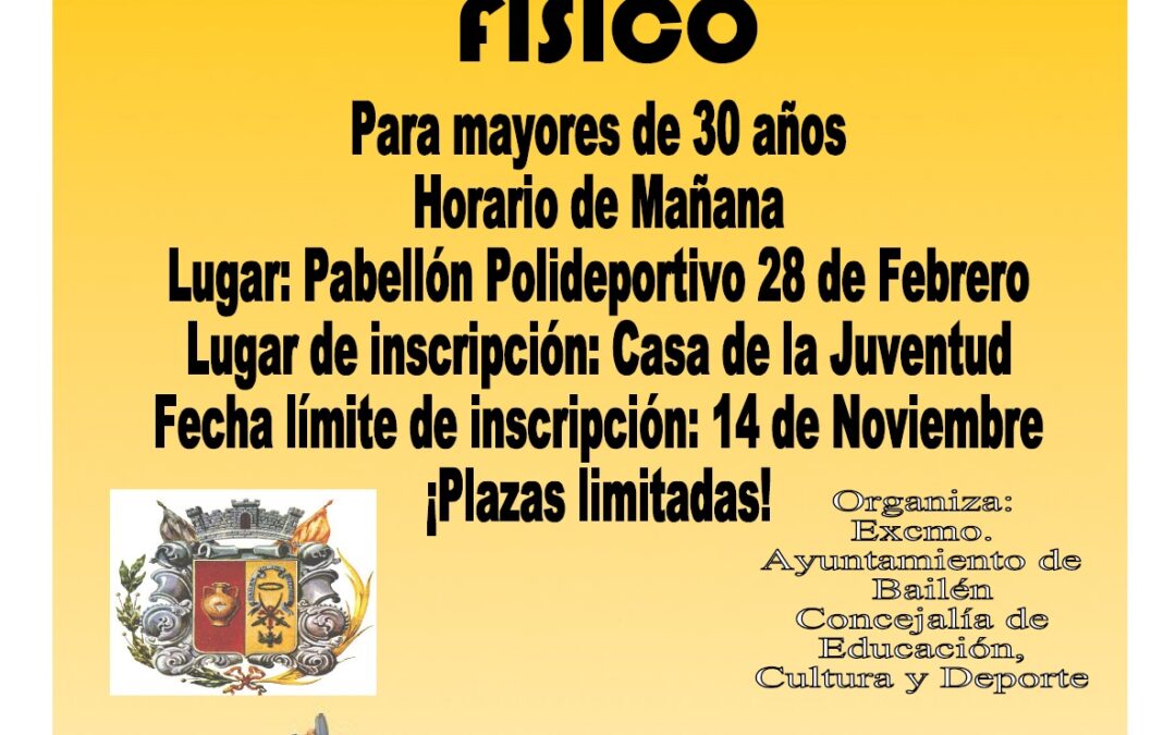 CURSO DE GIMNASIA Y MANTENIMIENTO FÍSICO