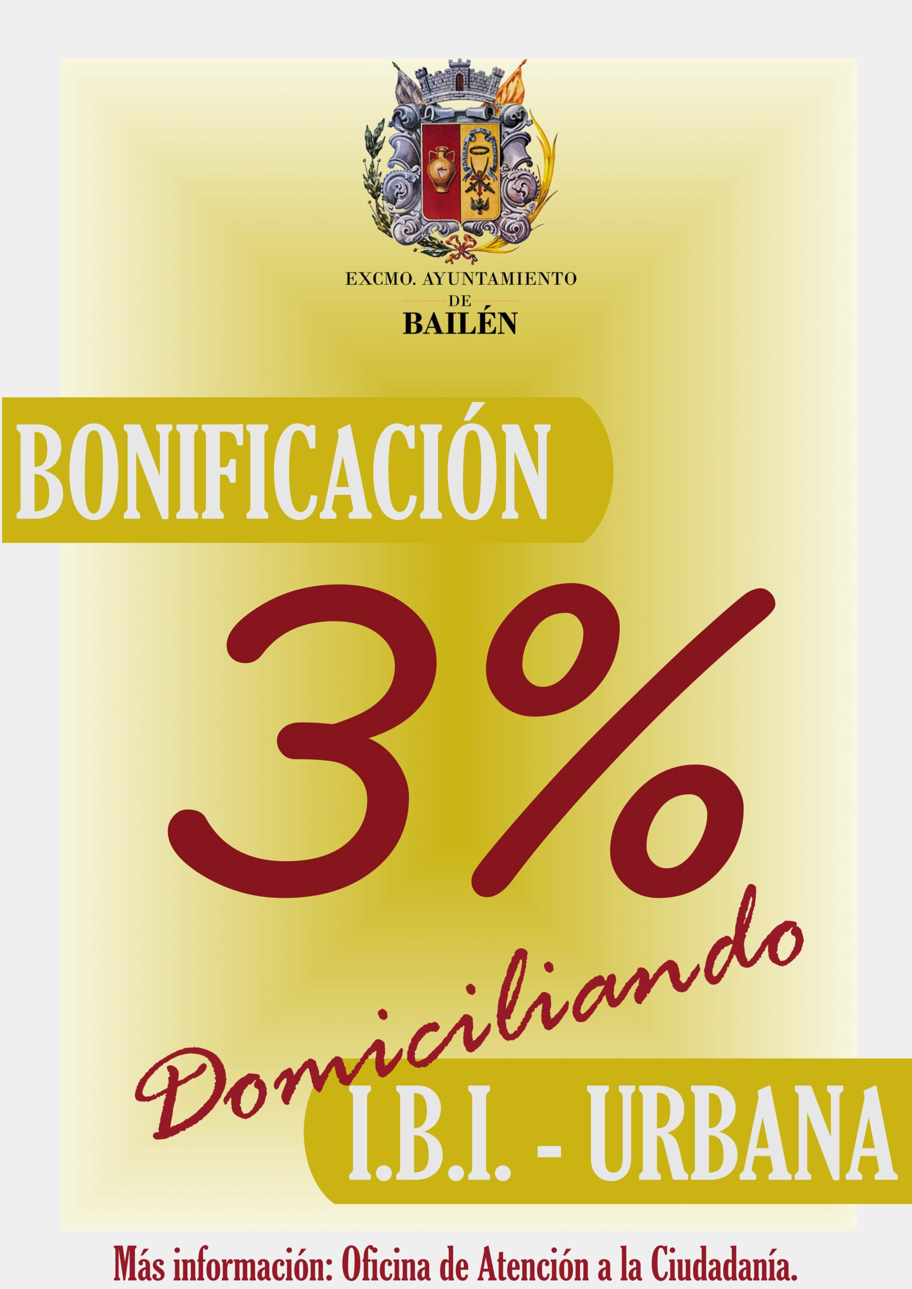 Cartel IBI Bonificación