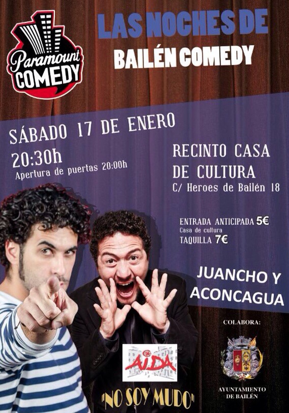 Cartel las noches de Bailén Comedia 2 2