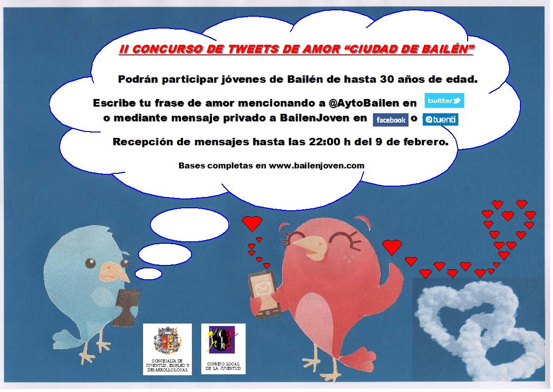 Cartel II Concurso de Tweets de amor