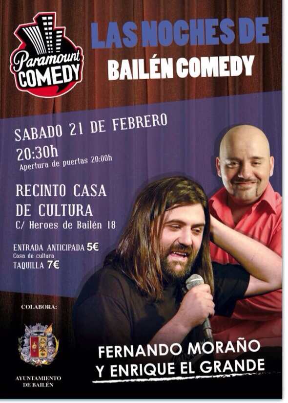 Cartel las noches de Bailén Comedia 3 2