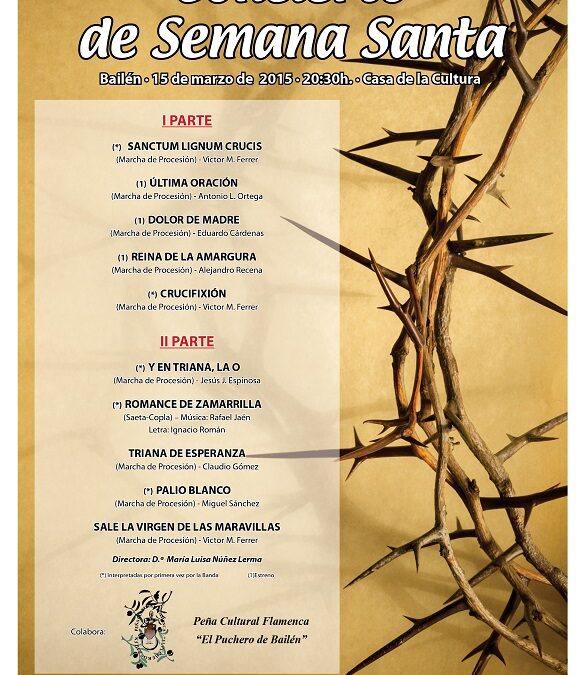 CONCIERTO DE SEMANA SANTA EN LA CASA DE LA CULTURA