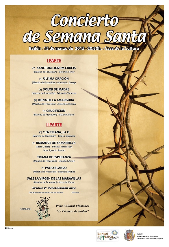 Cartel Concierto de Semana Santa 2015 reducido