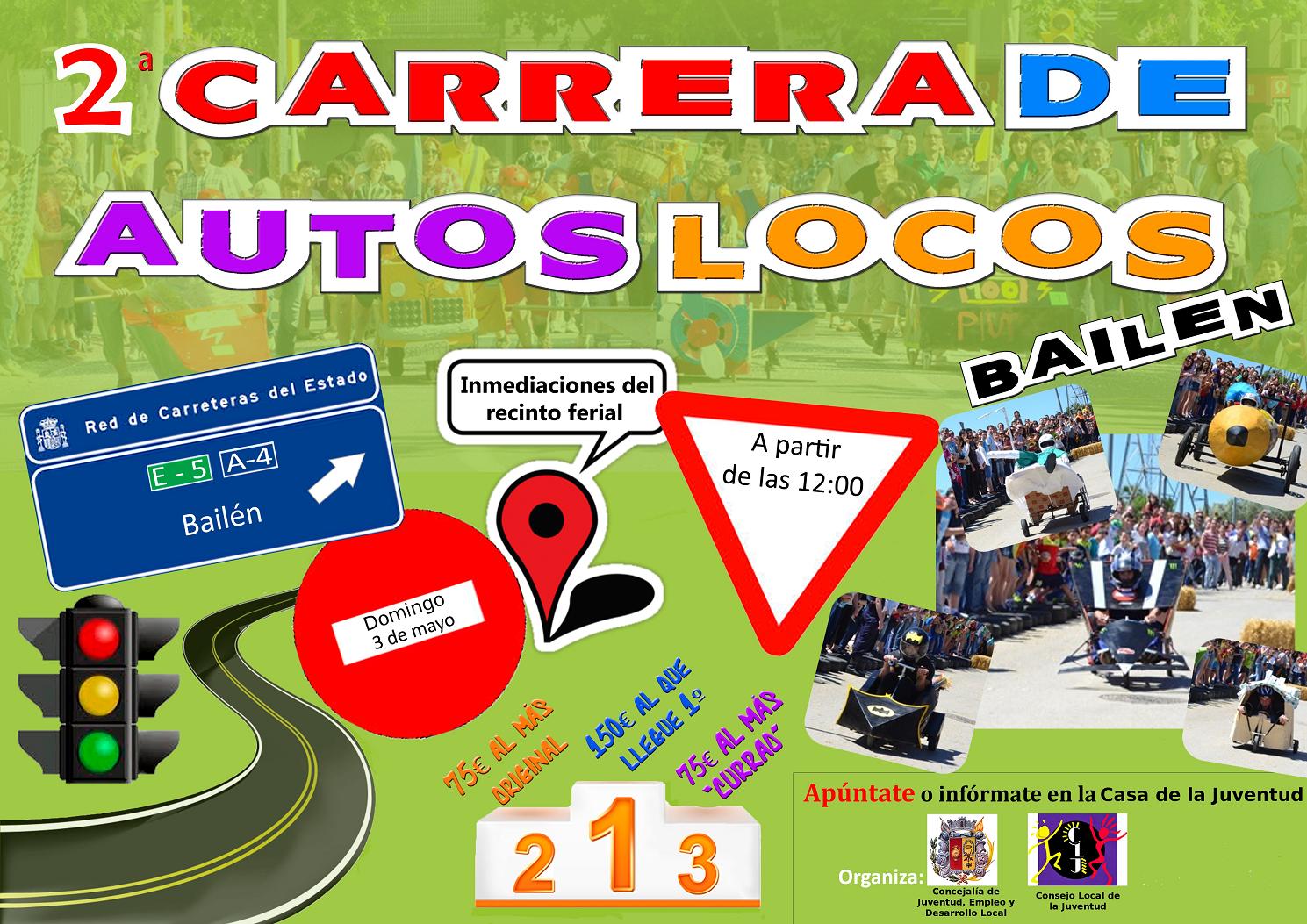 Cartel autos locos 2015reducido