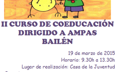 SE REALIZA EL CURSO DE FORMACIÓN EN COEDUCACIÓN  PARA LA PREVENCIÓN DE LA VIOLENCIA DE GÉNERO  DIRIGIDO A AMPAS