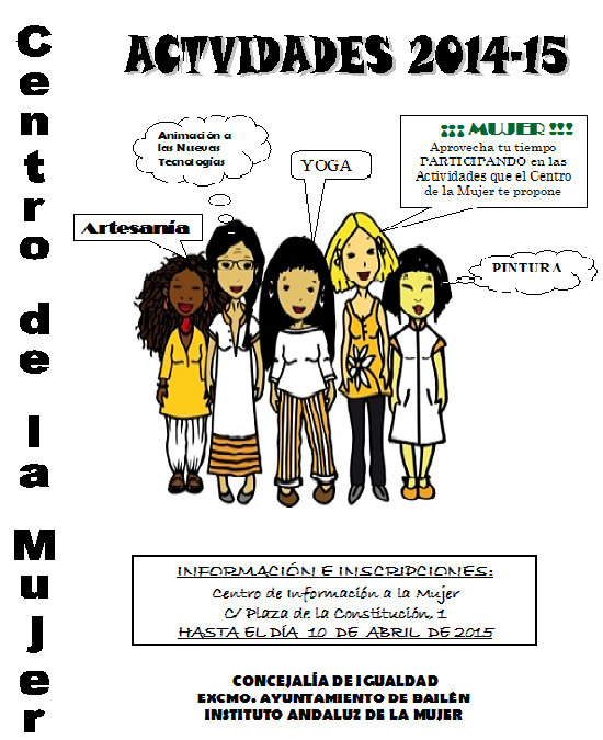 ABIERTO EL PLAZO DE INSCRIPCIÓN PARA PARTICIPAR EN EL TERCER TRIMESTRE DE LAS ACTIVIDADES DEL CENTRO DE LA MUJER