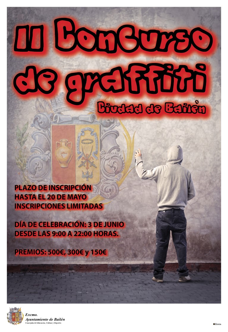Cartel II Concurso de Graffiti Medium