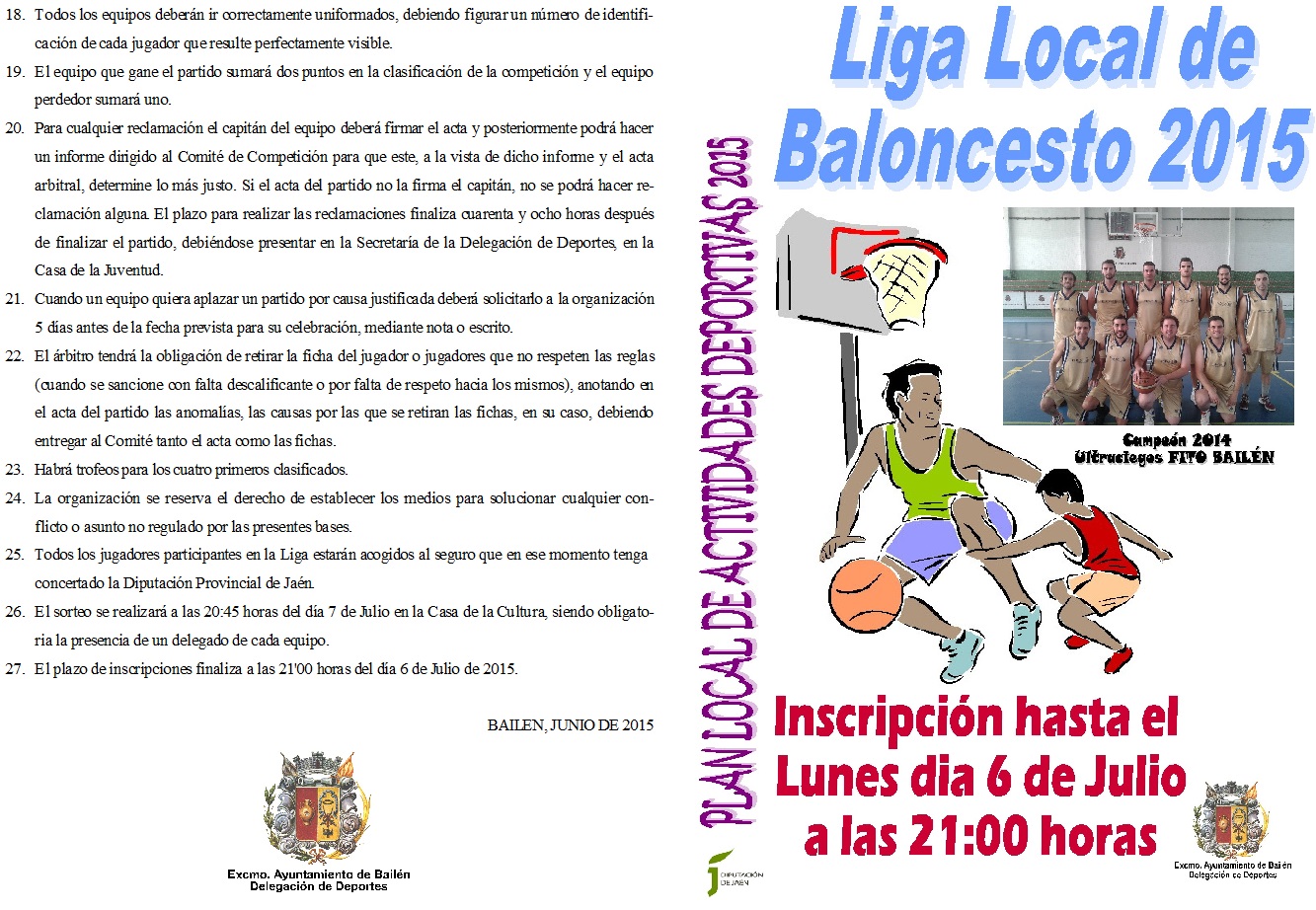 CARA A. Liga Baloncesto