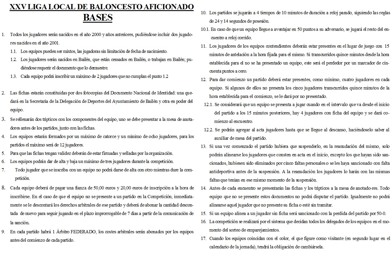 CARA BLiga Baloncesto