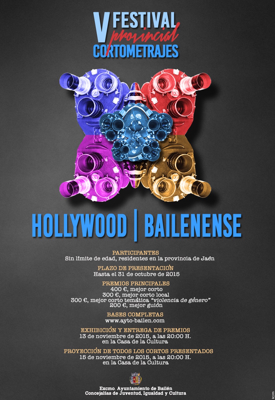 Cartel V Festival de Cortometrajes Hollywood Bailenense 2
