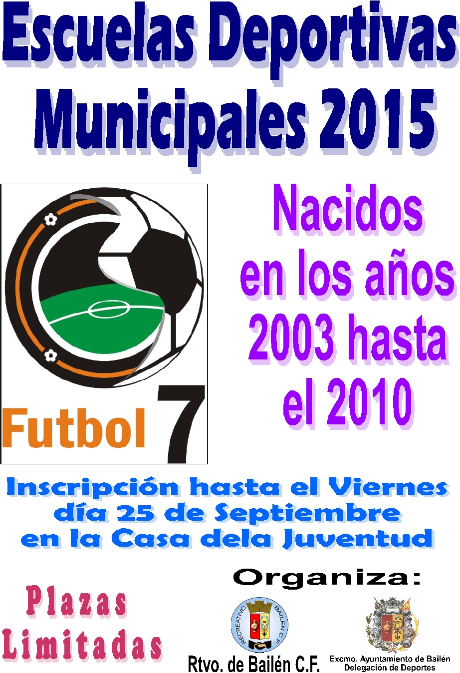 Escuelas Deportivas Municipales de Fútbol 7