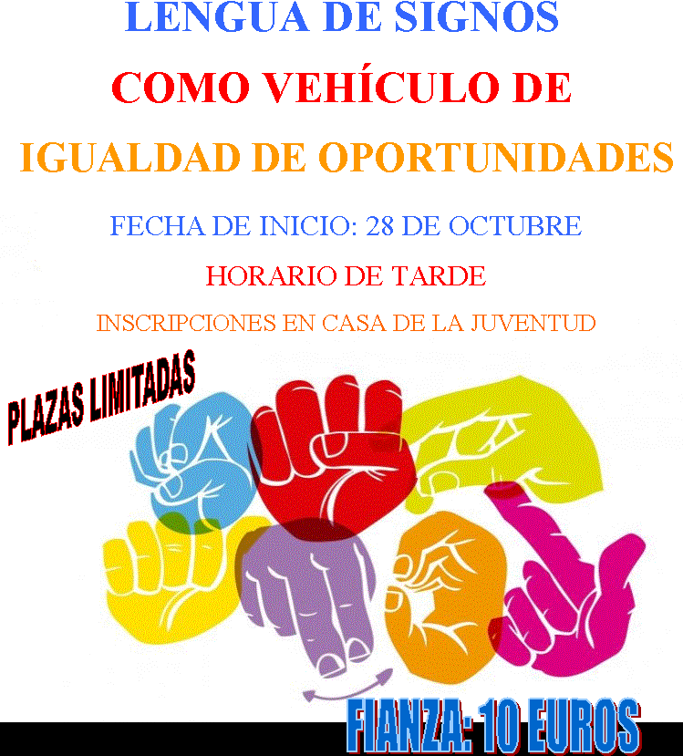 Cartel Curso L. Signos