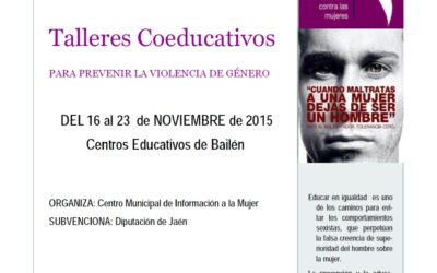 TALLERES DE COEDUCACIÓN EN LOS  CENTROS EDUCATIVOS DE PRIMARIA