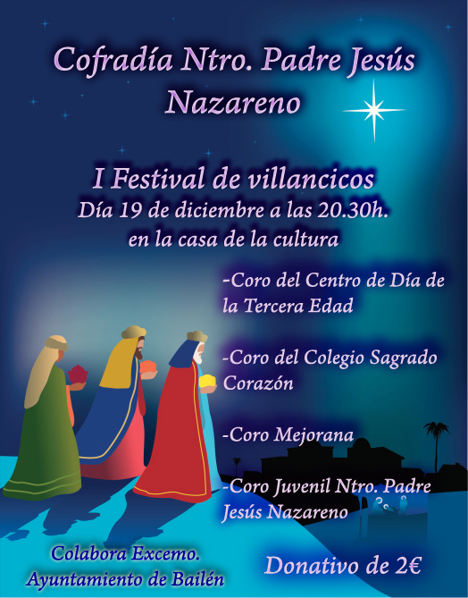 Cartel villancicos Ntro Padre Jesús