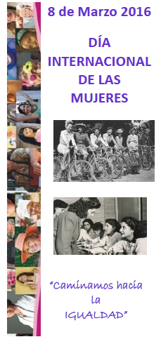 EXTENSO PROGRAMA DE ACTOS  CON MOTIVO DE LA CONMEMORACIÓN DEL  DÍA INTERNACIONAL DE LAS MUJERES