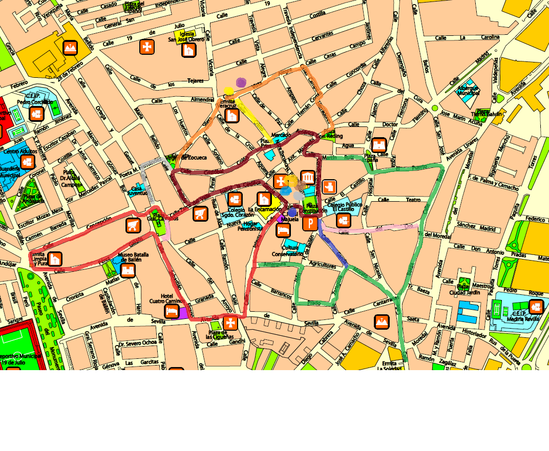 CALLES AFECTADAS PARA LOS CORTES