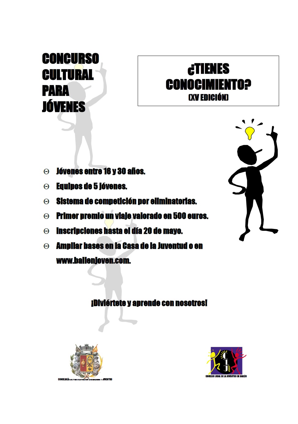 Cartel Concurso Tienes Conocimiento