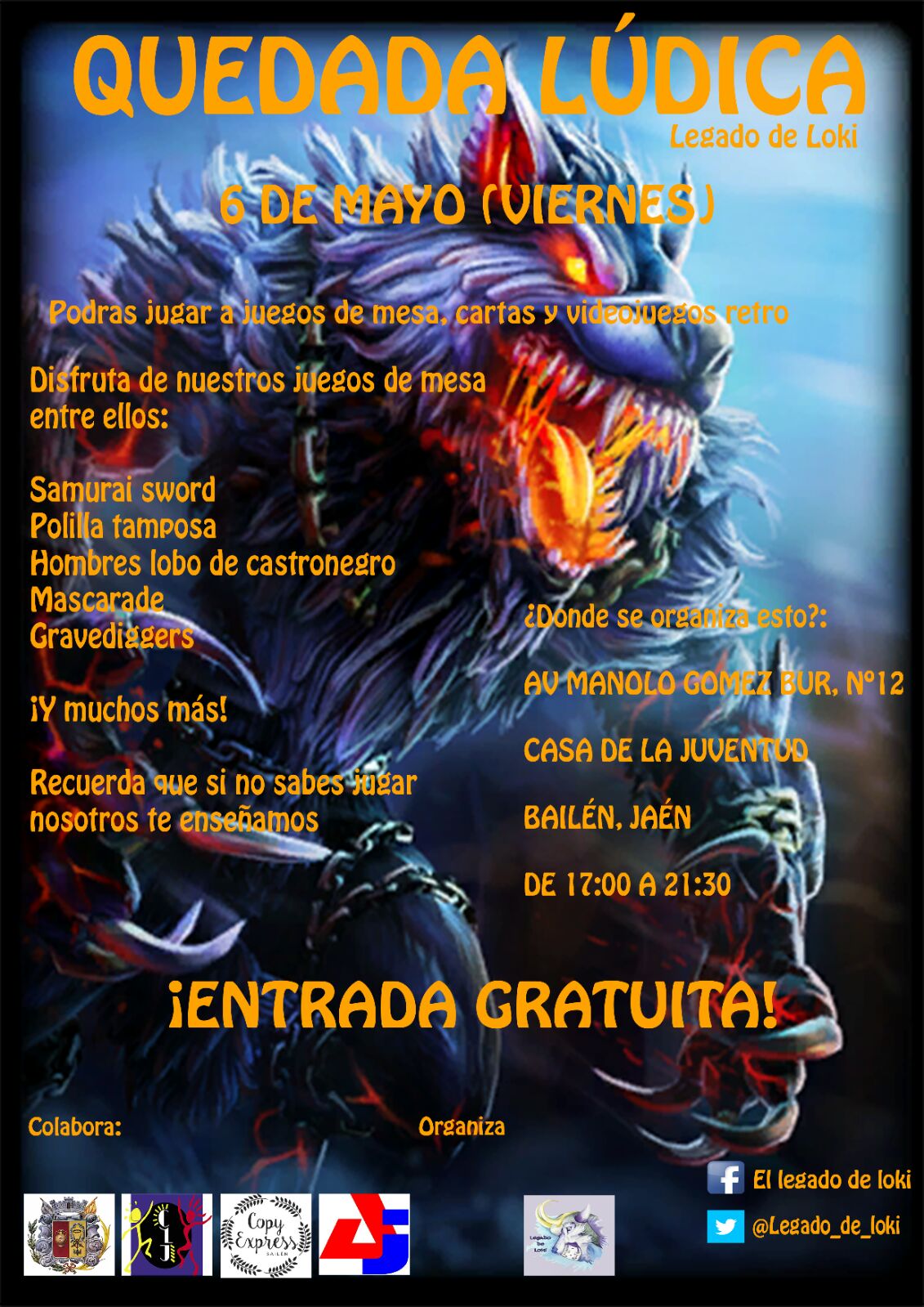 Cartel III Quedada Lúdica