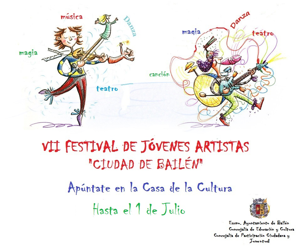 Cartel ampliación plazo Festival Jóvenes Artistas