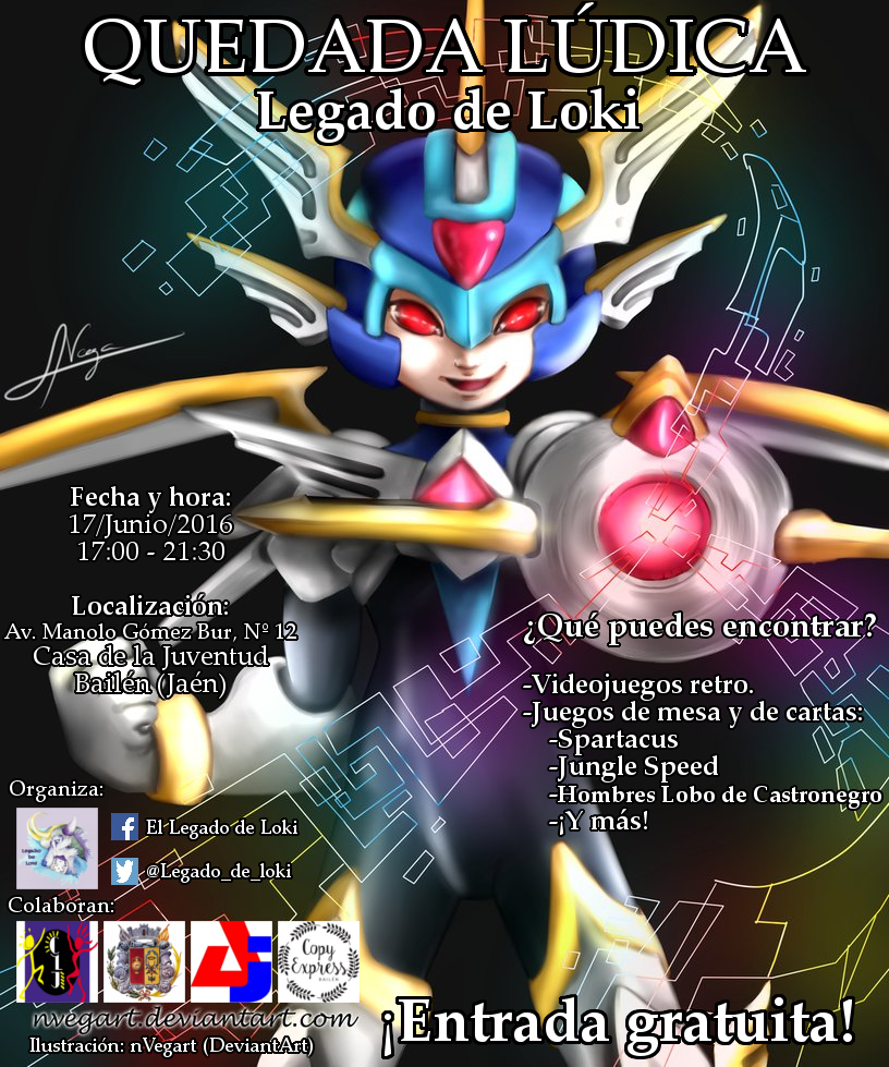 Cartel de la IV Qudada Lúdica