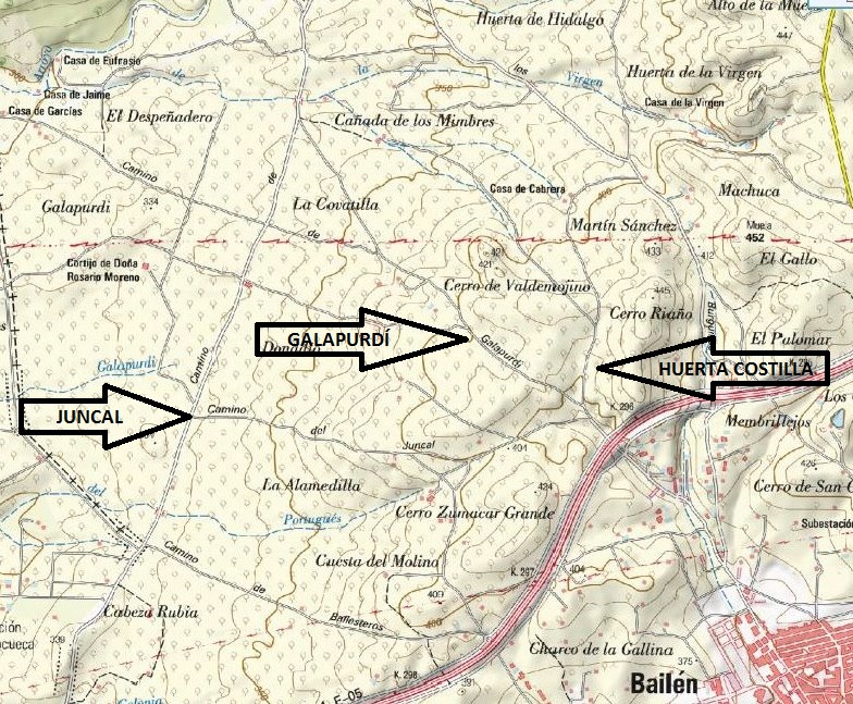 Localización caminos