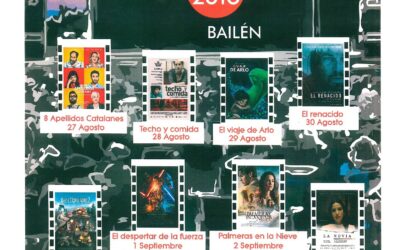 EL CINE DE VERANO NOS VISITA  A PARTIR DEL PRÓXIMO SÁBADO