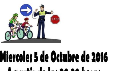 CHARLA SOBRE CIRCULACIÓN  DE BICICLETAS Y CICLOMOTORES