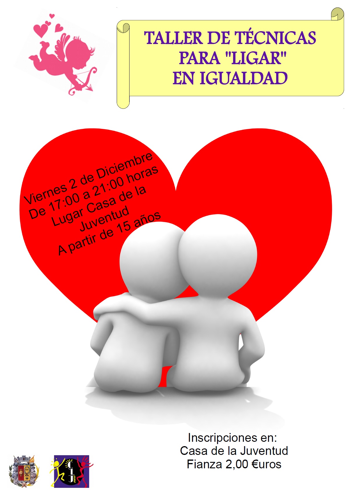 Cartel taller de ligar