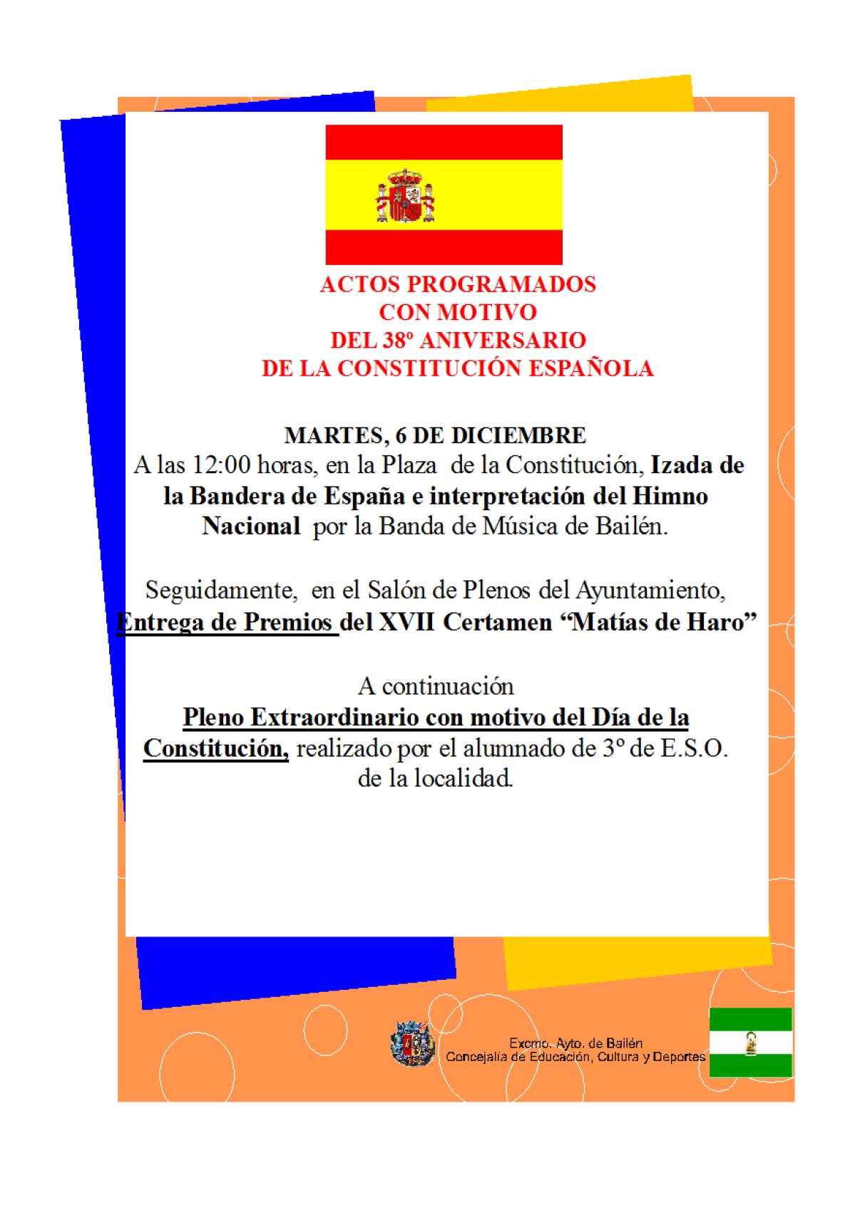 Cartel Constitución 2016