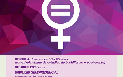Abierto el plazo para participar en el curso de Promotoras/es juveniles para la Igualdad entre Mujeres y Hombres.